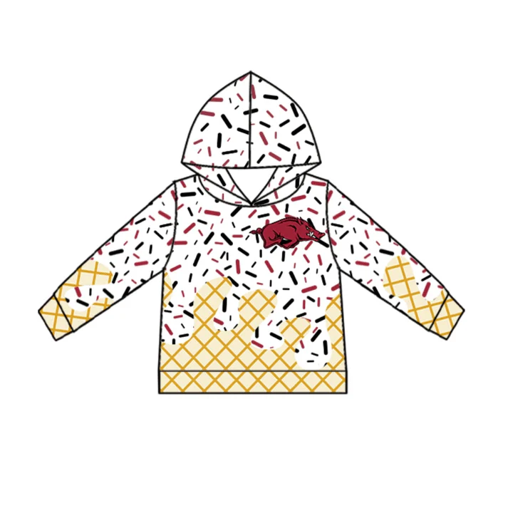 Custom Baby Boys Arkansas Team Long Top D 7.3