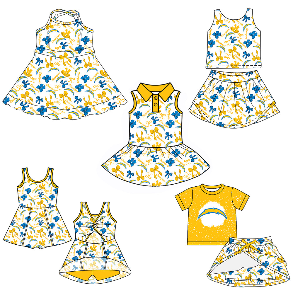 Custom Baby Girls team dress set   D 6.5