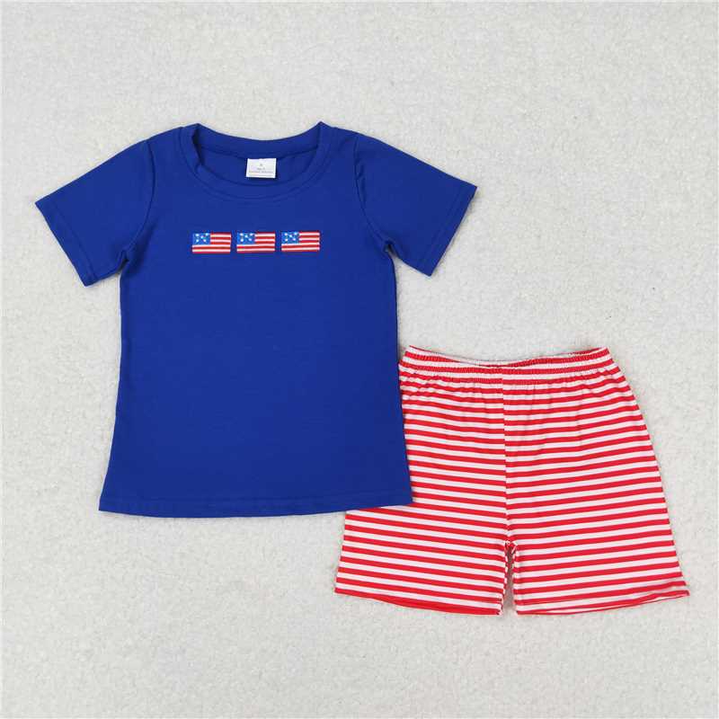 Match Baby Girls Boys 4th Of July Flags Sibling Clothing Sets