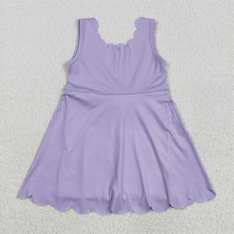 Match baby girl clothes yoga suspender skirt sets D 5.22