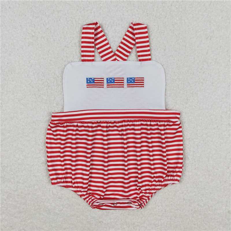 Match Baby Girls Boys 4th Of July Flags Sibling Clothing Sets