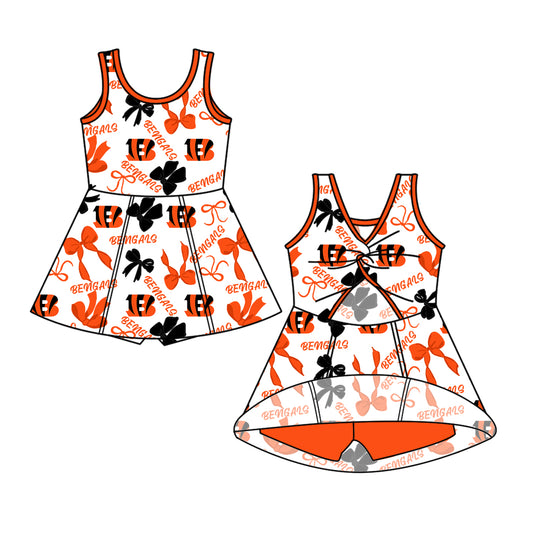 Custom Baby Girls BENGALS team dress  D 6.12