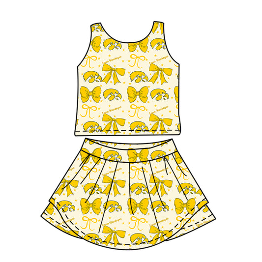 Custom baby girl lowa Hawkeyes team dress D 6.27