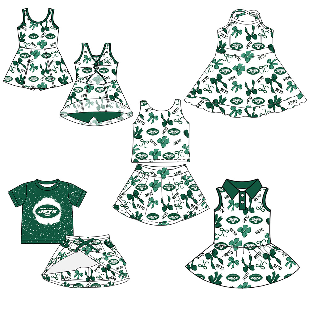Custom Baby Girls team dress set   D 6.6