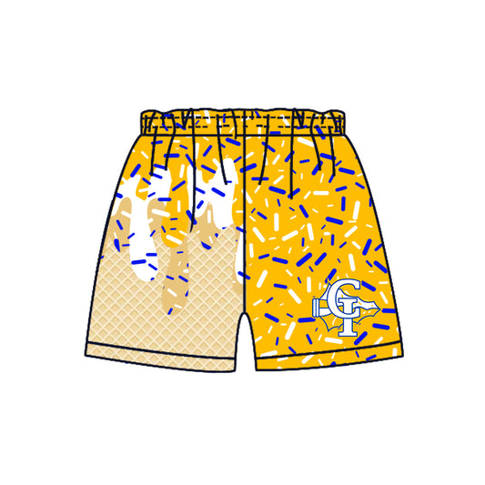 Custom  Baby Boys Indians Team Sports Shorts D 7.23