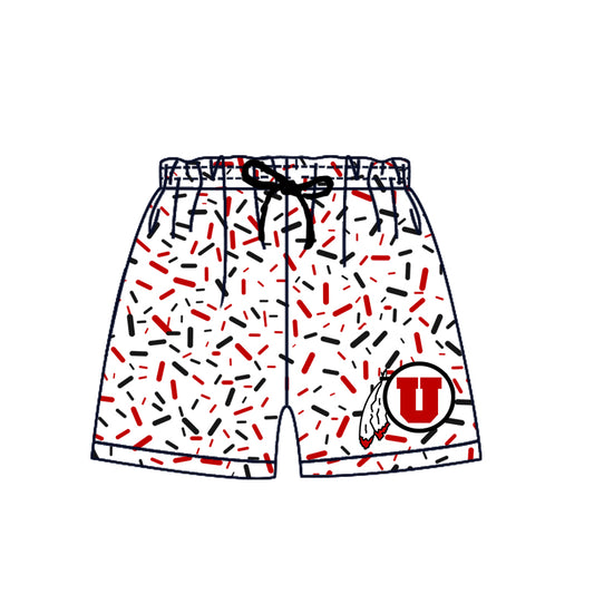 Custom Utah Utes boys team shorts D 6.11