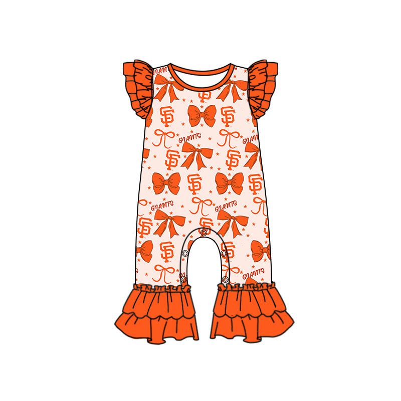 Custom match SAN FRANCISCO GIANTS baby girls clothes   D 6.17