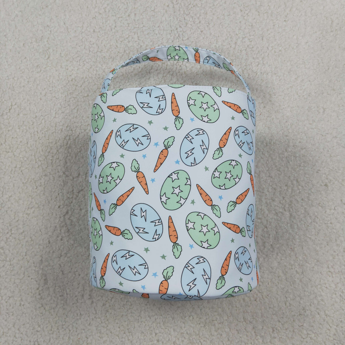 easter egg carrot bunny pattern baseket bag