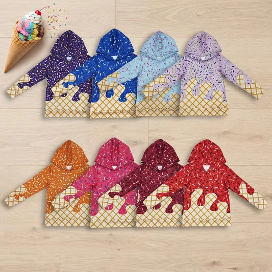Casual Sprinkles Drips Hoodie