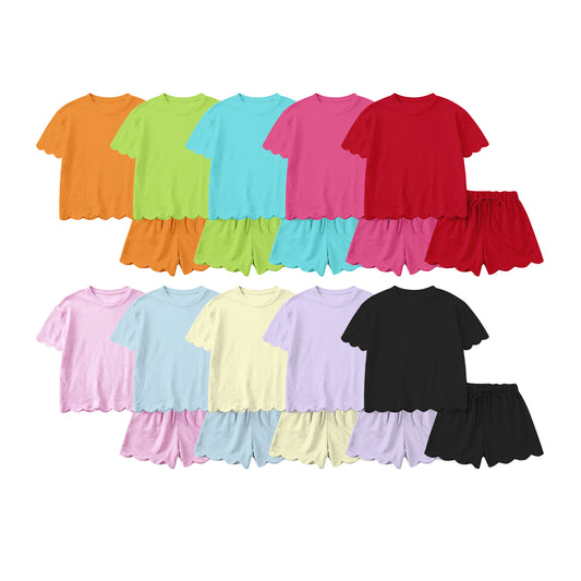presale solid color adult style cotton Scallop adult spring color light color  fun for the adult
