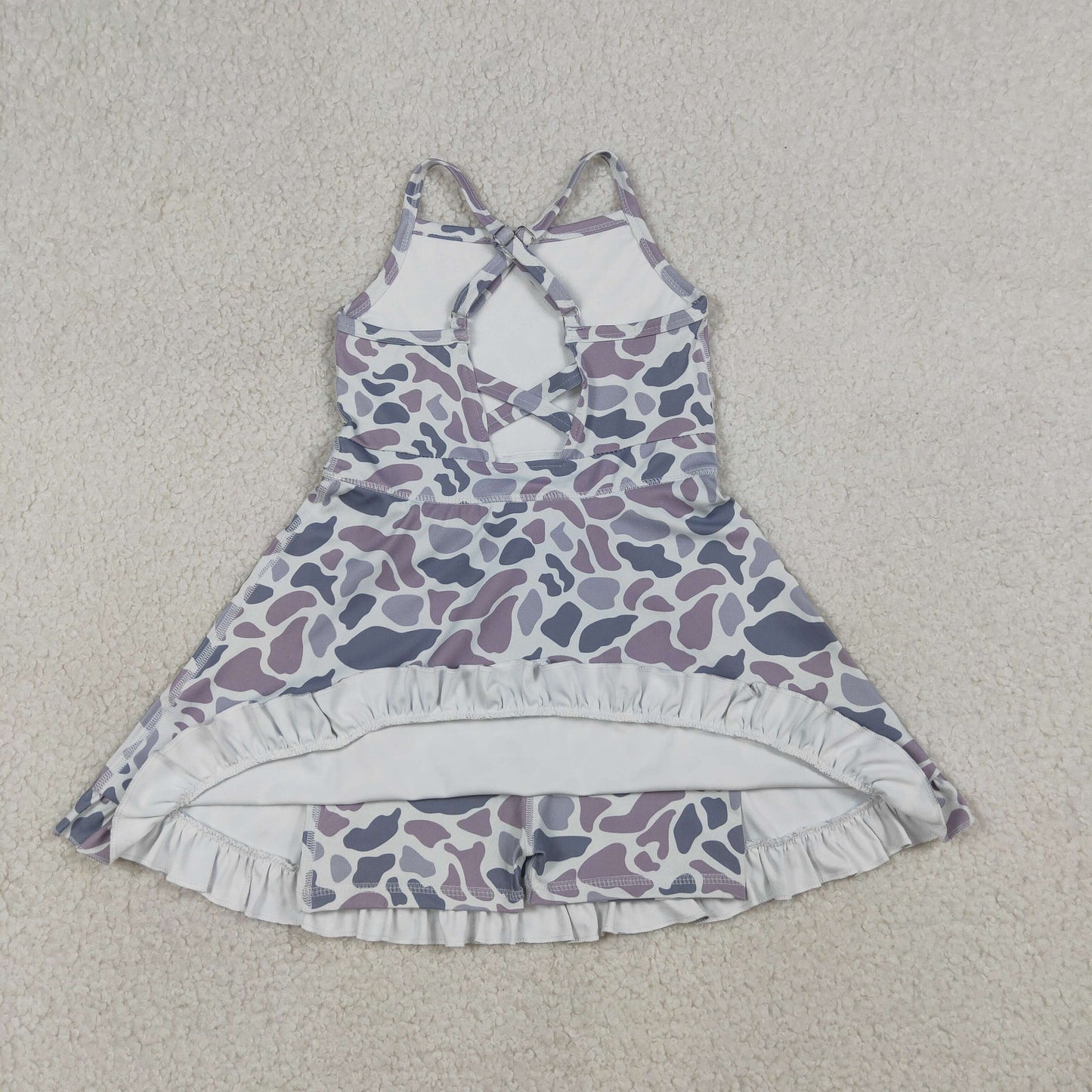 grey camo athletic skort dress sports active dresses