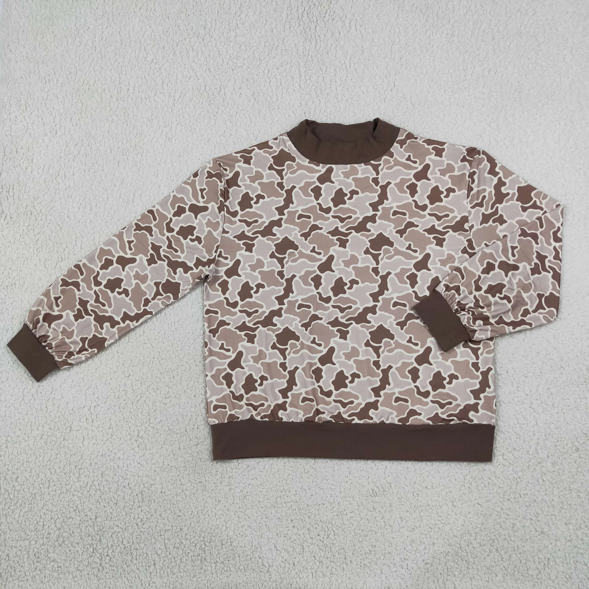mommy and me camo mock neck top and romper