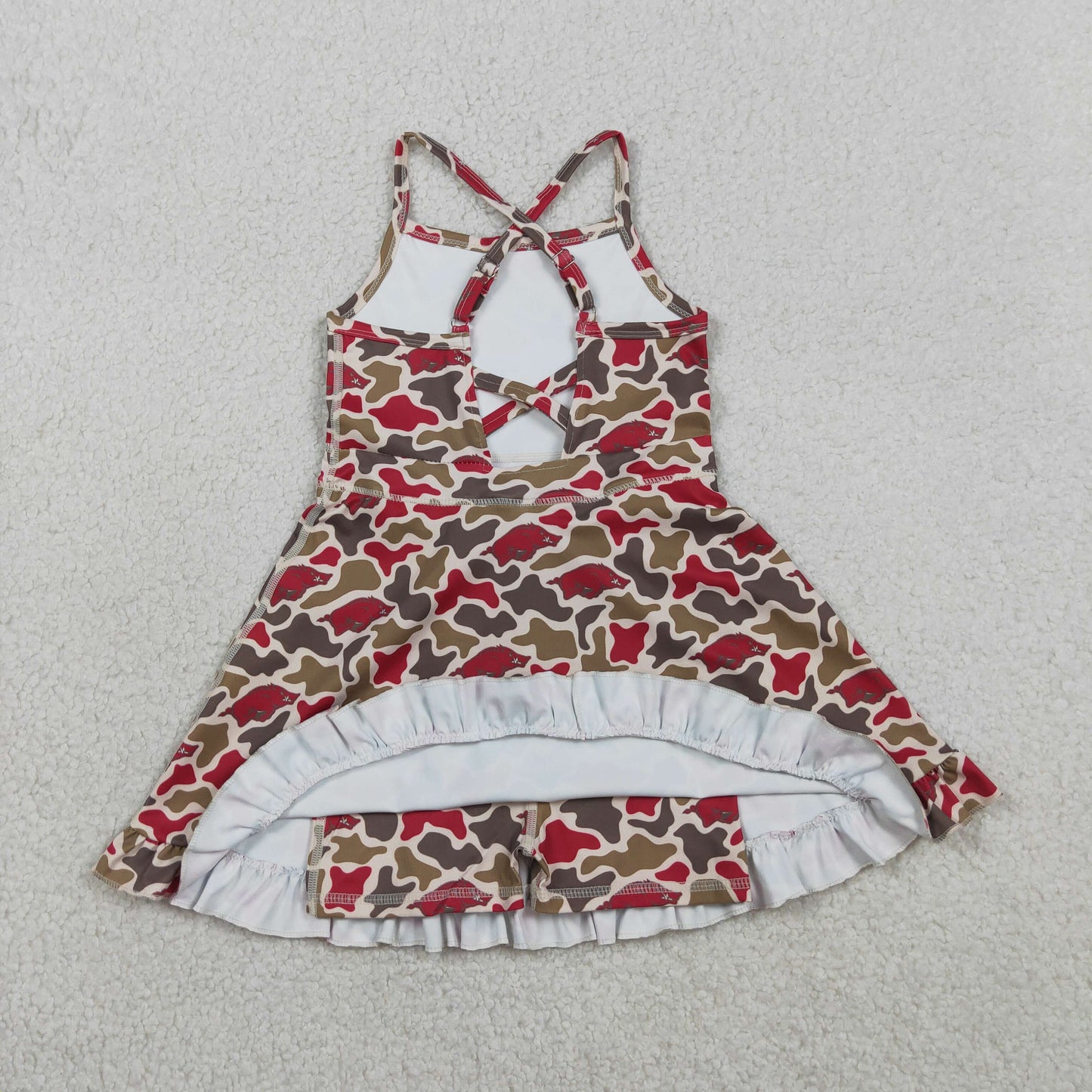 red olive team athletic skort dress