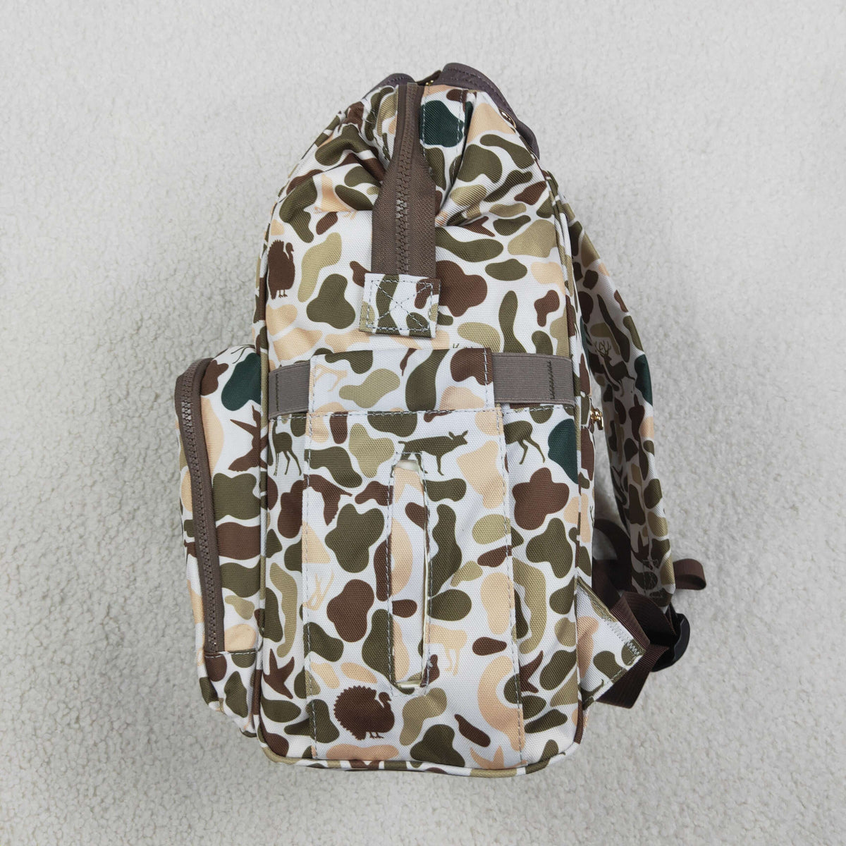 camo diaper backpack for children