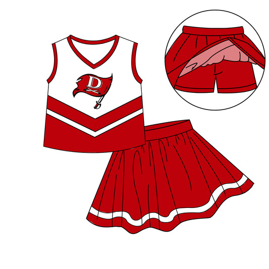 Custom  baby girls Cheerleading dress set     MOQ3  D 7.9