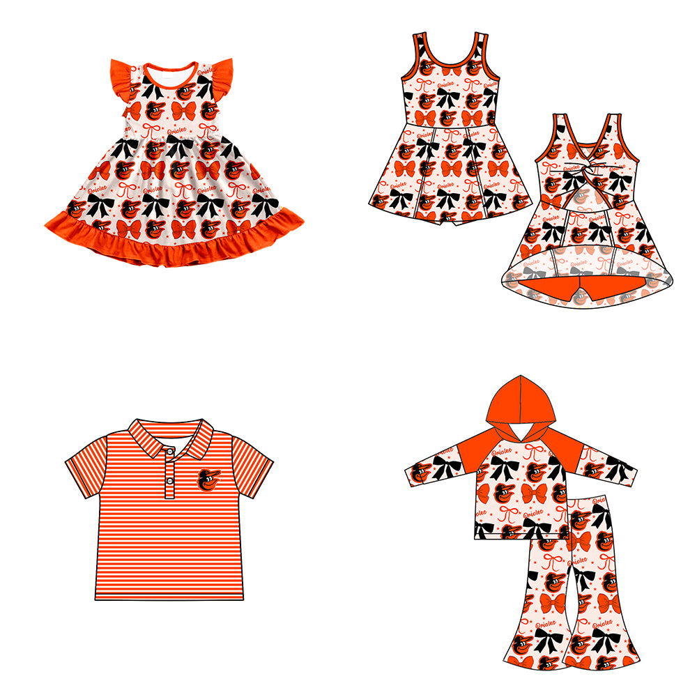 Custom match baltimre orioles baby girls boys clothes   D 6.17