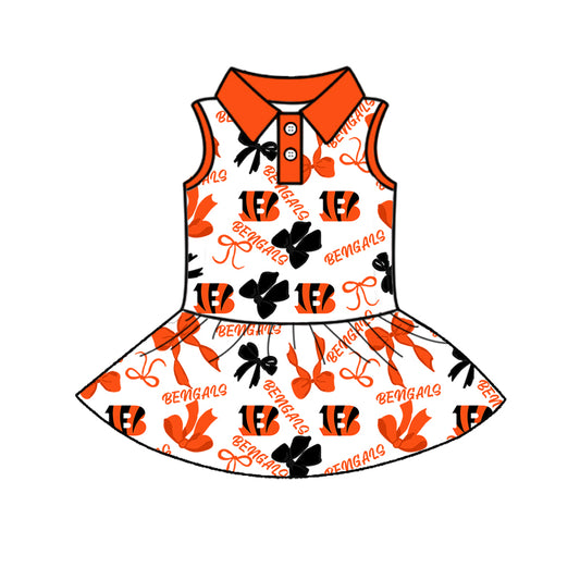 Custom Baby Girls BENGALS team dress  D 6.12