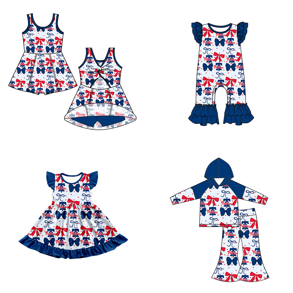 Custom match philadelphia philliesl baby girls clothes   D 6.17