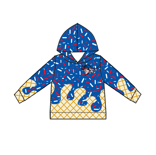 Custom Baby Boys Patriots Team Long Top D 7.24