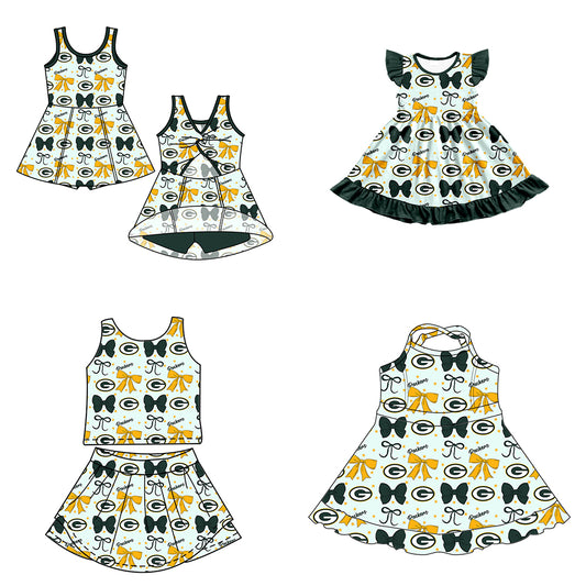 Custom  baby girl  Packers team dress  D 6.28