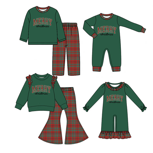 Pre order merry Christmas sibling clothing