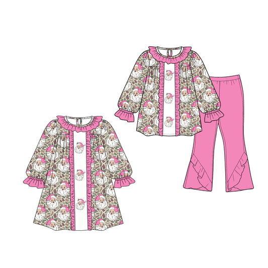 Pre order leopard santa sibling clothing