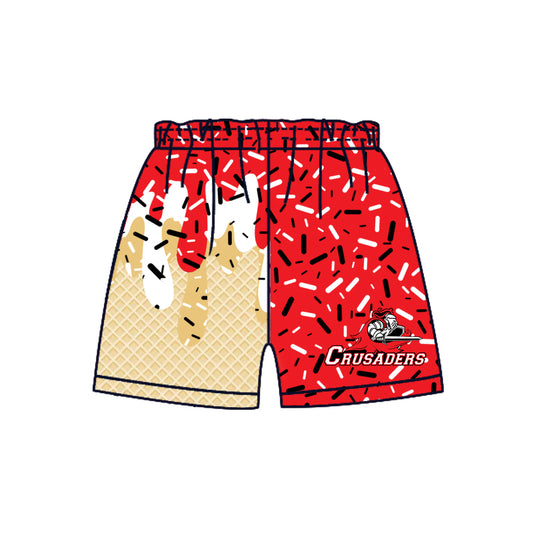 Custom  Baby Boys Crusaders Team Sports Shorts D 7.22