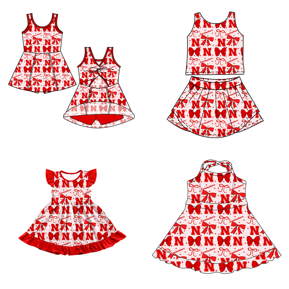 Custom  baby girl  Nebraska Cornhuskers team dress  D 6.27