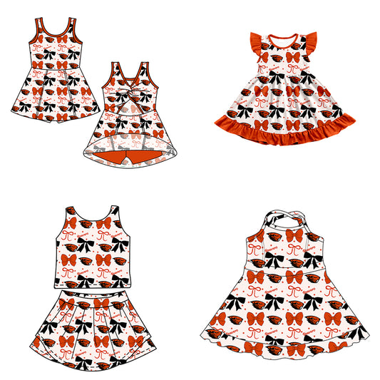 Custom  baby girl  O team dress   D 6.24