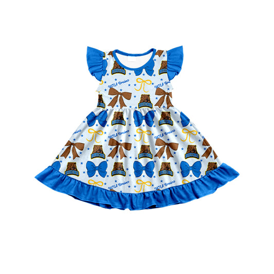 Custom  baby girl U B  team dress   D 6.26
