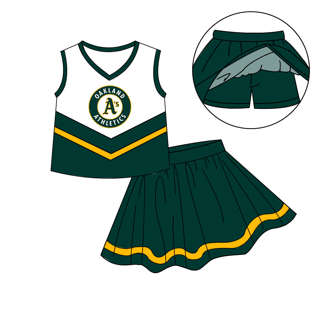 Custom  baby girls Cheerleading dress set     MOQ3  D 7.9