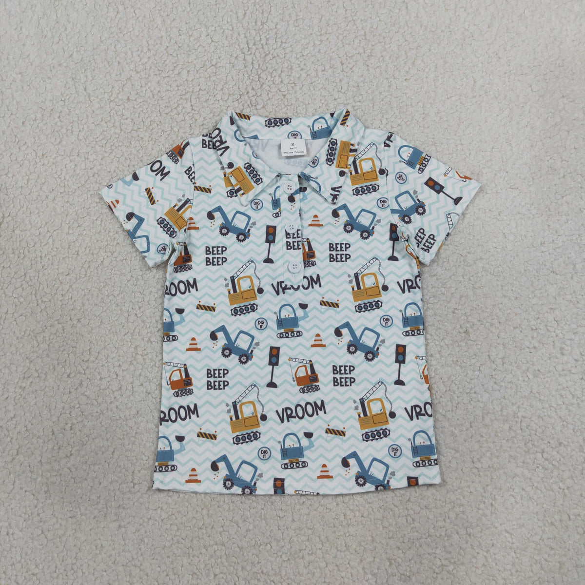 dig it beep boy polo t-shirt