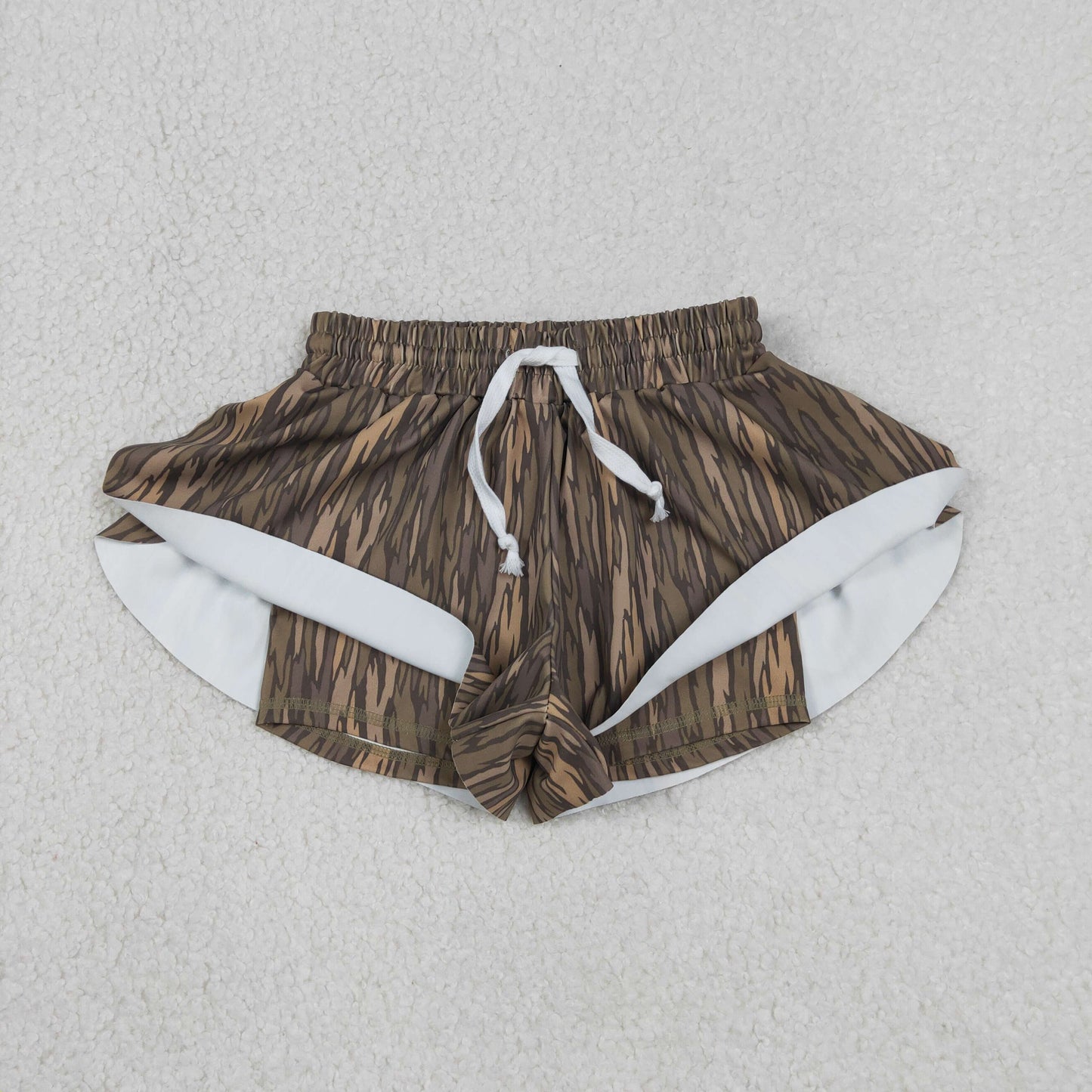 baby girl camo athletic shorts