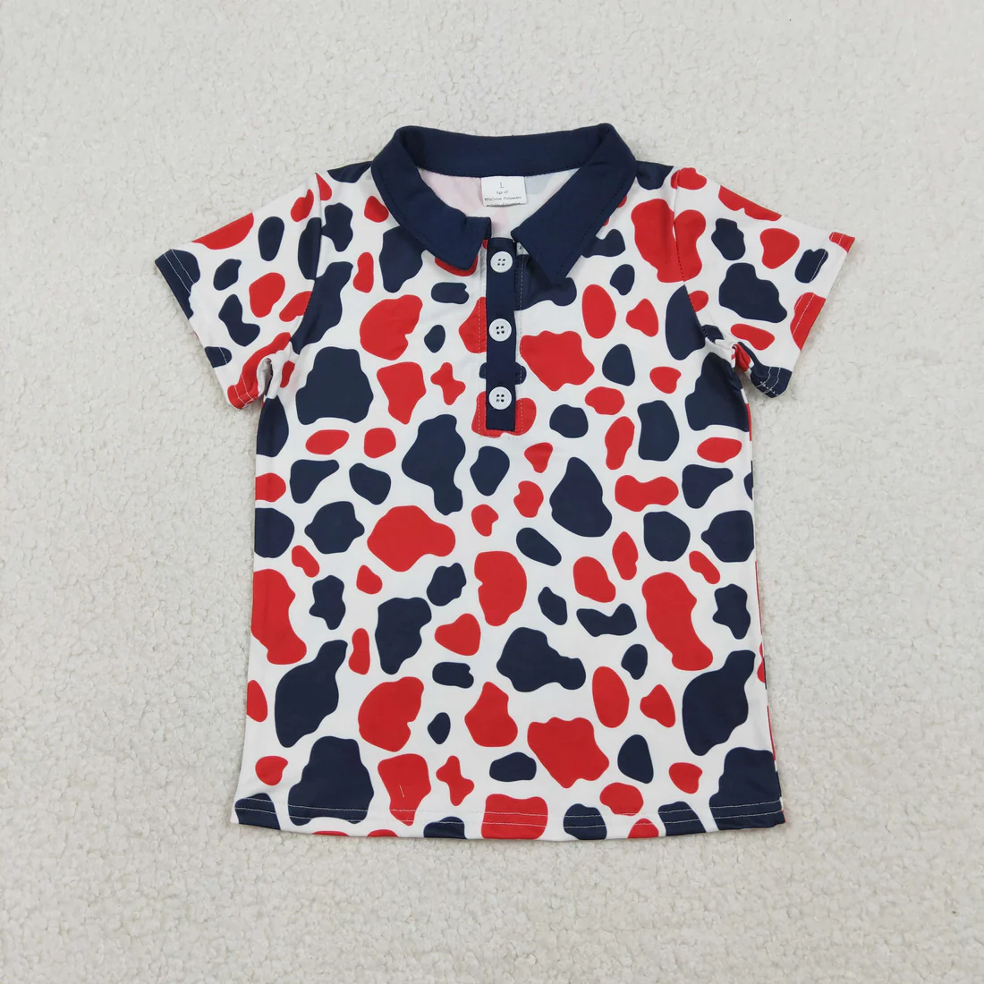 Sibling 4th of july red white blue camo clothes