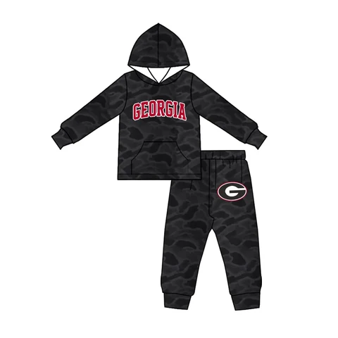 MOQ 5 TAT 7-8weeks camo georgia team outfit boy