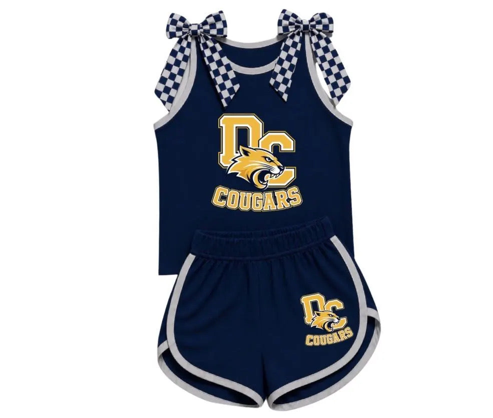 Custom order MOQ 3 Shannon bow tank shorts set