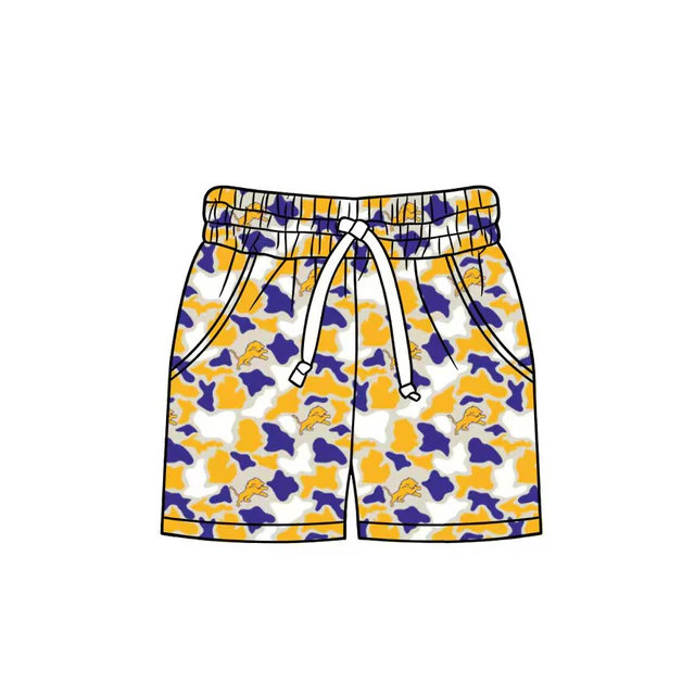Custom order camo team shorts kids clothing