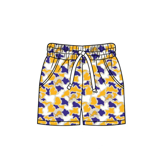 Custom order camo team shorts kids clothing