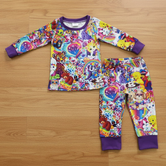 long sleeve lisa frank pajama set