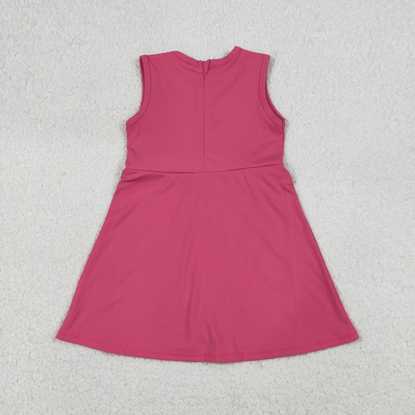 sleeveless hot pink athletic dress