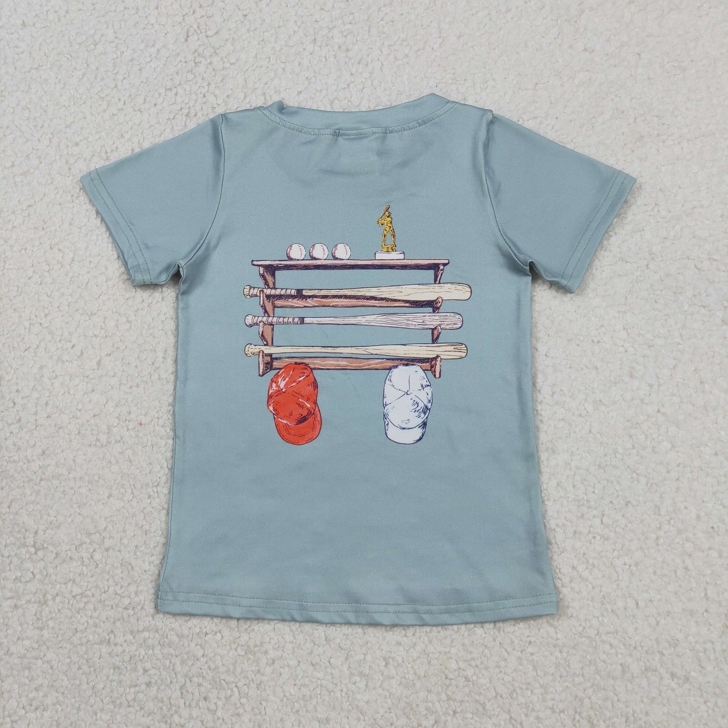 BT1762 steel blue bat rack ss t-shirt