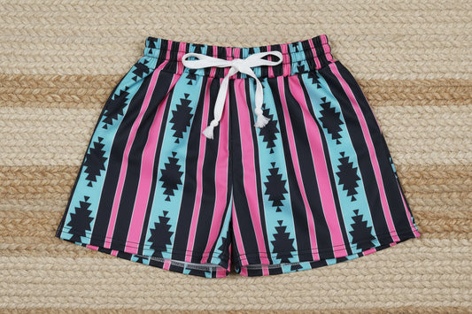 striped aztec trunks baby boy swimsuit