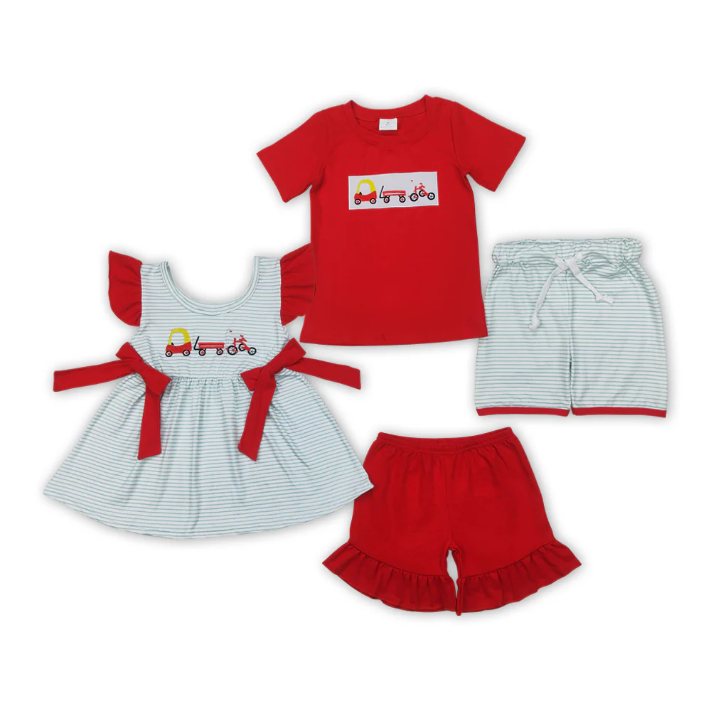 Target Embroidery Shorts Set Sibling Clothes