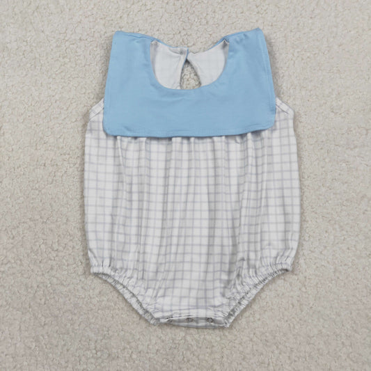 sleeveless gingham bubble baby boy clothes