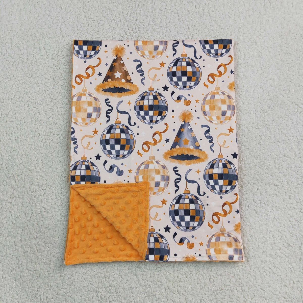 New Year's Eve Party Hat Baby Blanket
