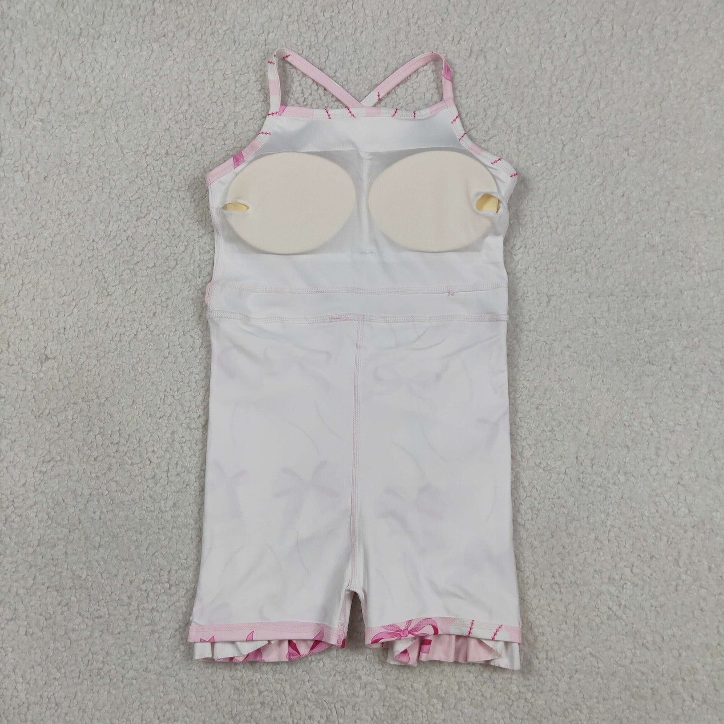 pink coquette and baseball athletic skort dress