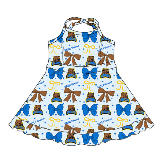 Custom  baby girl U B  team dress   D 6.26