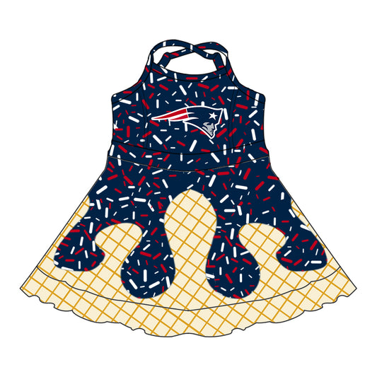 Custom Baby Girls PATRIOTS team dress D 6.12