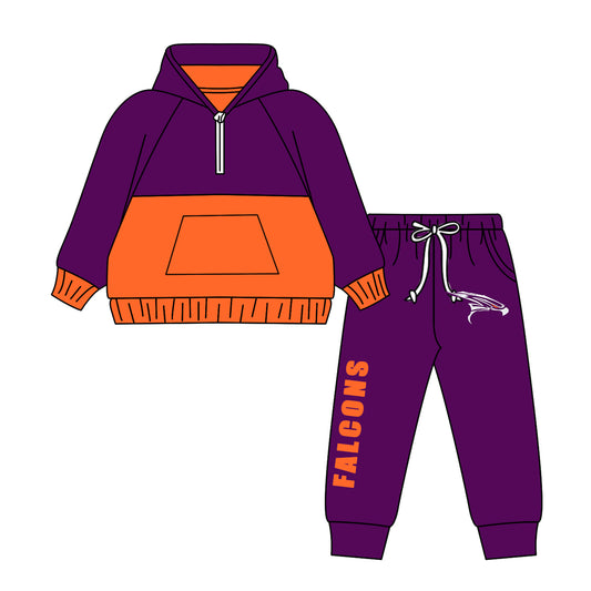 Custom  baby boys  Falcons set     MOQ5  D 822