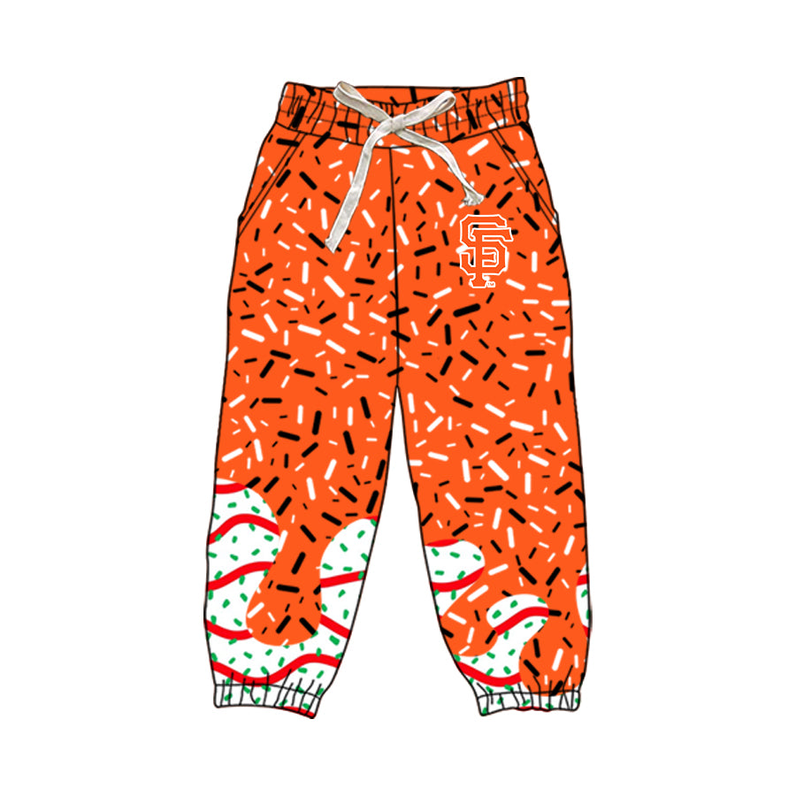 Custom SAN FRANCISCO GIANTS boys team pants D 8.8